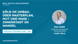 Köln im Umbau: Über Masterplan, Mut und Maß