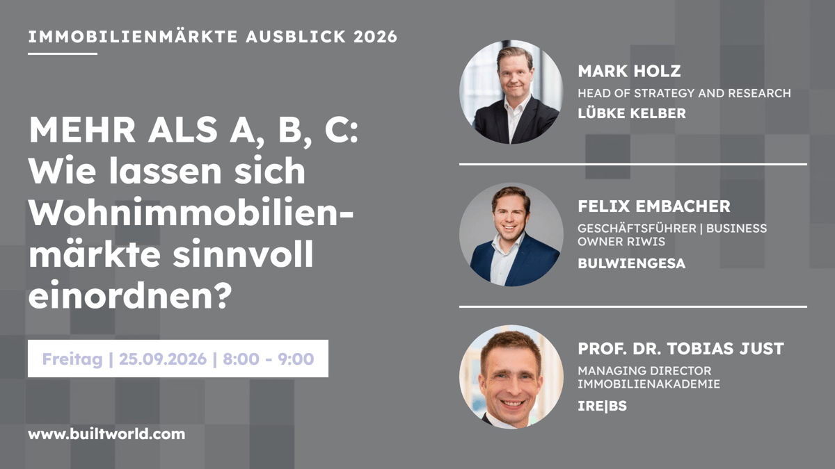 Mehr als A, B, C: Wie lassen sich deutsche Wohnimmobilienmärkte sinnvoll einordnen?
