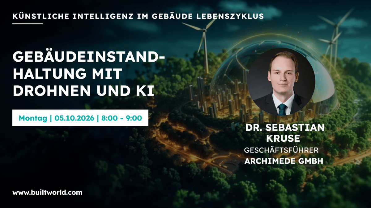 Gebäudeinstandhaltung mit Drohnen und KI