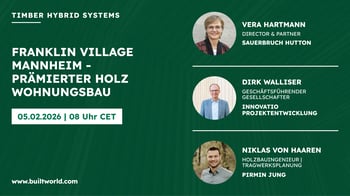 Franklin Village  Mannheim - Prämierter Holz Wohnungsbau