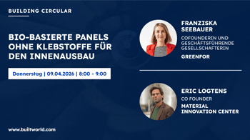 Bio-basierte Panels ohne Klebstoffe für den Innenausbau