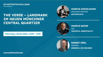 THE VERSE – Landmark im neuen Münchner Central Quartier
