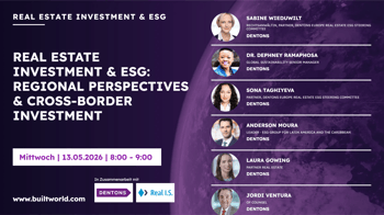 Real Estate Investment & ESG: Regional Perspectives & Cross-Border Investment