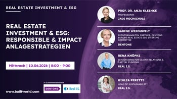 Real Estate Investment & ESG: Responsible & Impact Anlagestrategien