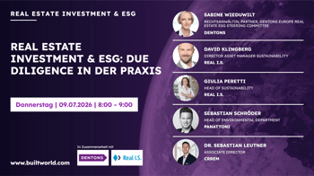 Real Estate Investment & ESG: Due Diligence in der Praxis