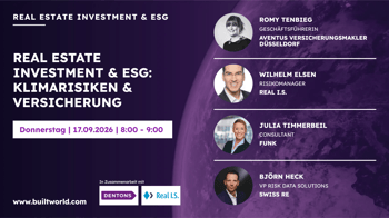 Real Estate Investment & ESG: Klimarisiken & Versicherung