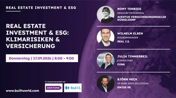 Real Estate Investment & ESG: Klimarisiken & Versicherung