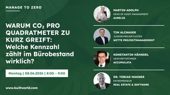 Warum CO₂ pro Quadratmeter zu kurz greift - und welche Kennzahl im Bürobestand wirklich zählt