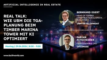 REAL TALK: Wie UBM die TGA-Planung beim Timber Marina Tower mit KI optimiert