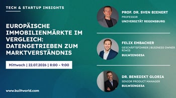 Europäische Immobilienmärkte im Vergleich: Datengetrieben zum Marktverständnis