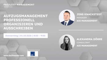 Aufzugsmanagement professionell organisieren und ausschreiben