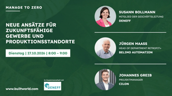 Neue Ansätze für zukunftsfähige Gewerbe und Produktionsstandorte