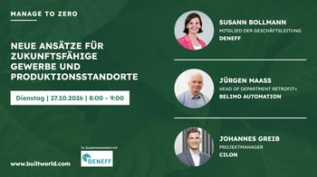 Neue Ansätze für zukunftsfähige Gewerbe und Produktionsstandorte