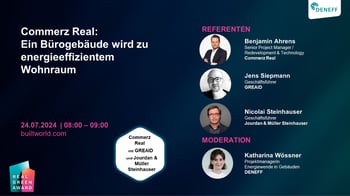 Commerz Real: Ein Bürogebäude wird zu energieeffizientem Wohnraum