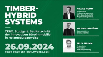 ZERO. Stuttgart: Baufortschritt & Herausforderungen des Büro Holzmodulbaus