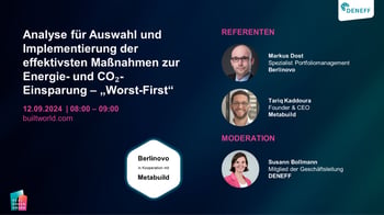 Berlinovo: Analyse für Auswahl & Implementierung der effektivsten Maßnahmen zur Energie- und CO₂-Einsparung – „Worst-First“