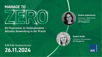 EU-Taxonomie im Gebäudesektor – Aktuelle Anwendung in der Praxis