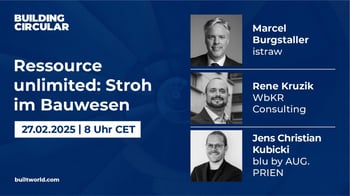Ressource unlimited: Stroh im Bauwesen - quo vadis