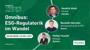 Omnibus: ESG-Regulatorik im Wandel – Was zählt jetzt? Was zahlt sich aus?