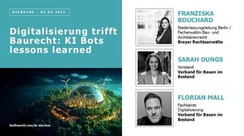 Digitalisierung trifft Baurecht: KI Bots lessons learned