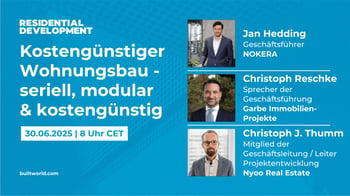Kostengünstiger Wohnungsbau - seriell, modular & kostengünstig