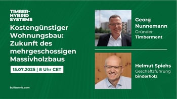 Kostengünstiger Wohnungsbau: Zukunft des mehrgeschossigen Massivholzbaus