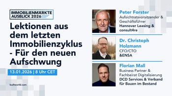 Lektionen aus dem letzten Immobilienzyklus - Für den neuen Aufschwung