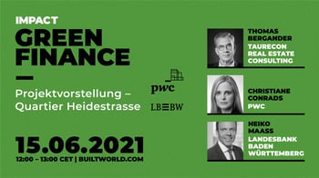 Green Finance: Projektvorstellung - Quartier Heidestrasse