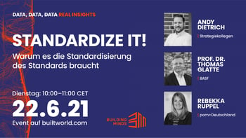 Data, data, <s>data</s> real insights - Standardize it!