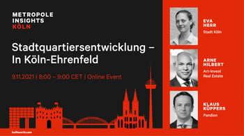 Metropole Insights Köln: Stadtquartiersentwicklung - in Köln-Ehrenfeld