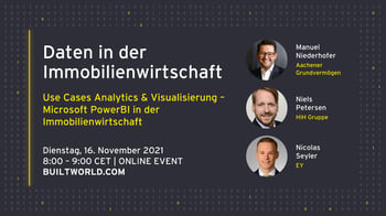 Use Cases Analytics & Visualisierung - Microsoft PowerBI in der Immobilienwirtschaft