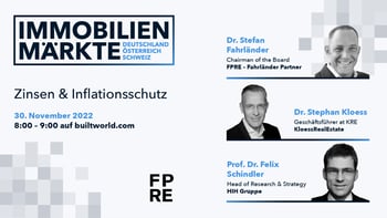 Immobilienmärkte DACH: Zinsen & Inflationsschutz