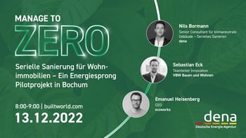 Serielle Sanierung für Wohnimmobilien – Ein Energiesprong Pilotprojekt in Bochum
