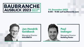 Ausblick auf die Baubranche 2023 – jetzt mal ehrlich!