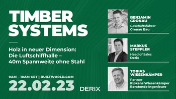 Holz in neuer Dimension: Die Luftschiffhalle - 40m Spannweite ohne Stahl