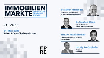 Immobilienmärkte DACH Q1 2023