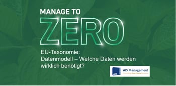 EU-Taxonomie: Datenmodell - Welche Daten werden wirklich benötigt?