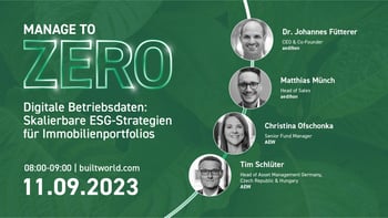Digitale Betriebsdaten:  Skalierbare ESG-Strategien für Immobilienportfolios