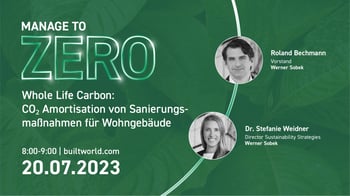 Whole Life Carbon: CO₂ Amortisation von Sanierungsmaßnahmen für Wohngebäude