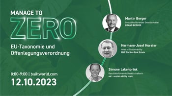 EU-Taxonomie und Offenlegungsverordnung