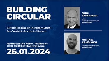 Zirkuläres Bauen in Kommunen –  Am Vorbild des Kreis Viersen