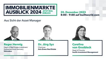 Ausblick auf die Immobilienmärkte 2024 – Aus Sicht der Asset Manager
