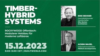 ROCKYWOOD Offenbach: Modularer Holzbau für moderne Loftbüros