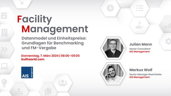 Datenmodell und Einheitspreise – Grundlagen für Benchmarking und FM-Vergabe