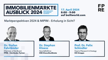 Immobilienmärkte DACH: Marktperspektiven 2024 – Higher for Longer oder Erholung in Sicht?