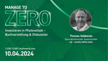 Investieren in Photovoltaik - Buchvorstellung & Diskussion