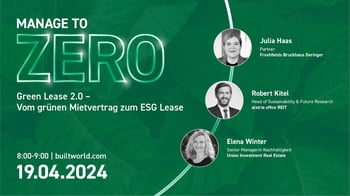 Green Lease 2.0 – Vom grünen Mietvertrag zum ESG Lease