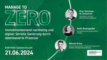 Immobilienbestand nachhaltig und digital: Serielle Sanierung durch datenbasierte Prozesse