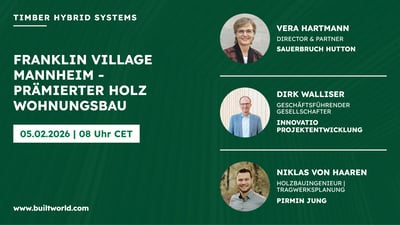 Franklin Village  Mannheim - Prämierter Holz Wohnungsbau