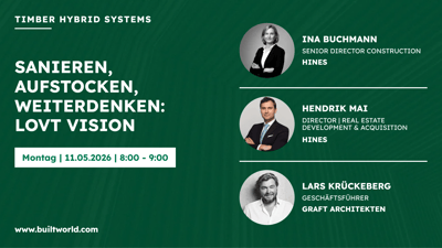 Sanieren, Aufstocken, Weiterdenken: LOVT Vision